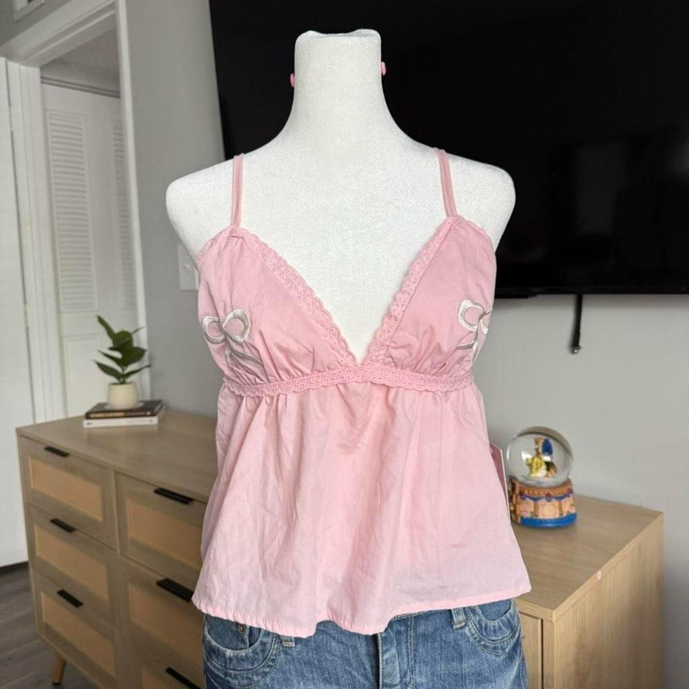 faded rose pink camisole